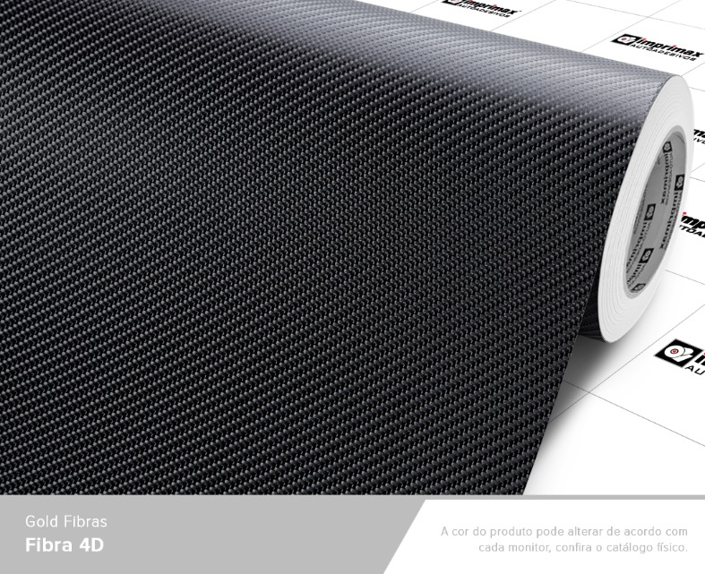 ADESIVO FIBRA DE CARBONO 4D - 1,40 mts largura