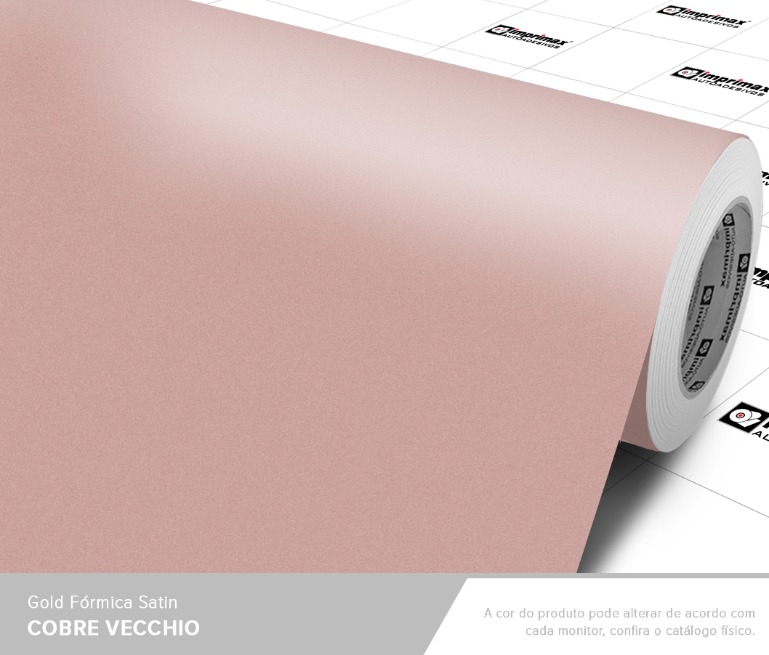 ADESIVO GOLD FORMICA SATIN COBRE VECCHIO 1,22 mts largura