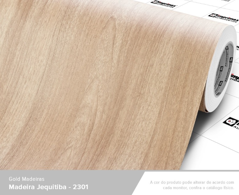 ADESIVO GOLD MADEIRA JEQUITIBA MJ 2301 - 1,22 mts largura