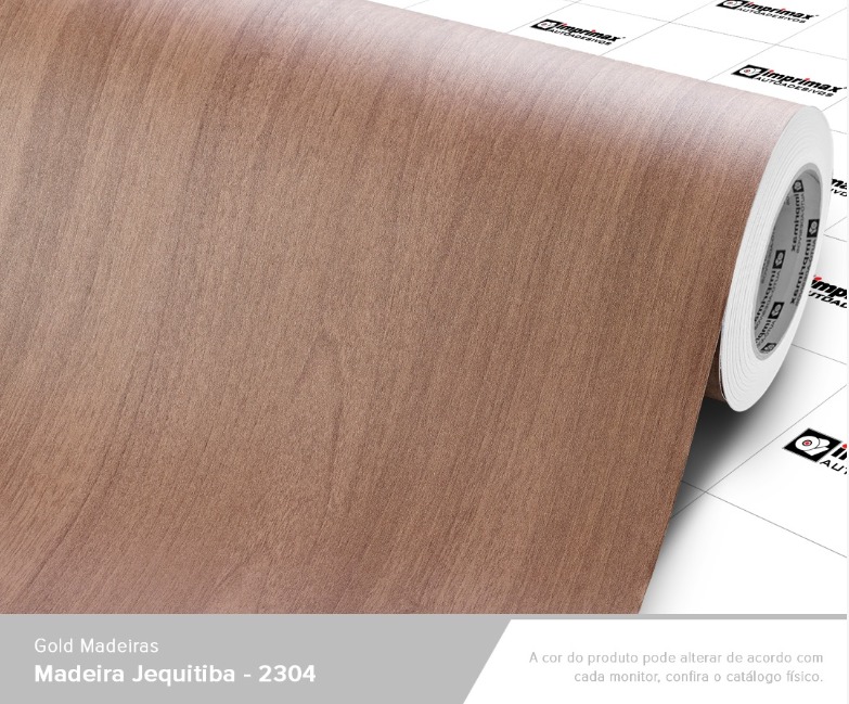 ADESIVO GOLD MADEIRA JEQUITIBA MJ 2304 - 1,22 mts largura