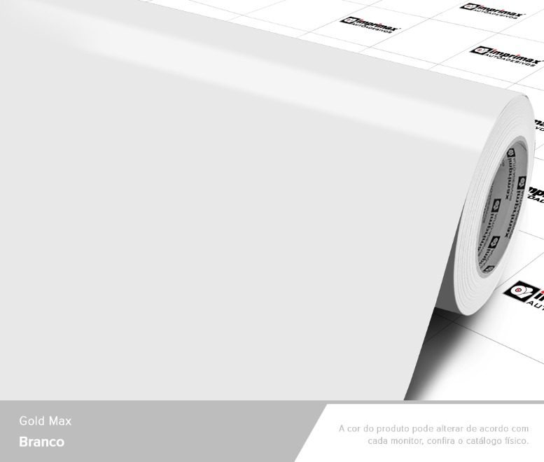 ADESIVO GOLD MAX BRANCO SEMI BRILHO 1,22 largura