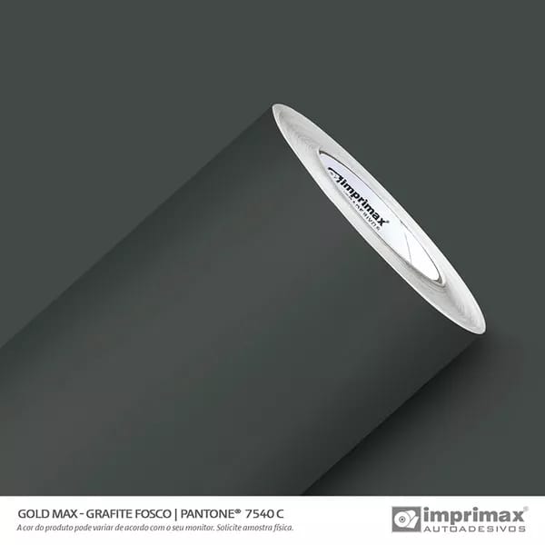 ADESIVO GOLD MAX GRAFITE FOSCO - 1,22 mts largura