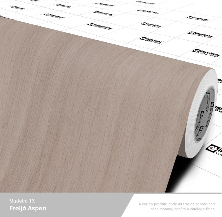 ADESIVO GOLD MADEIRA ASPEN FREIJÓ TX - 1,22 mts largura