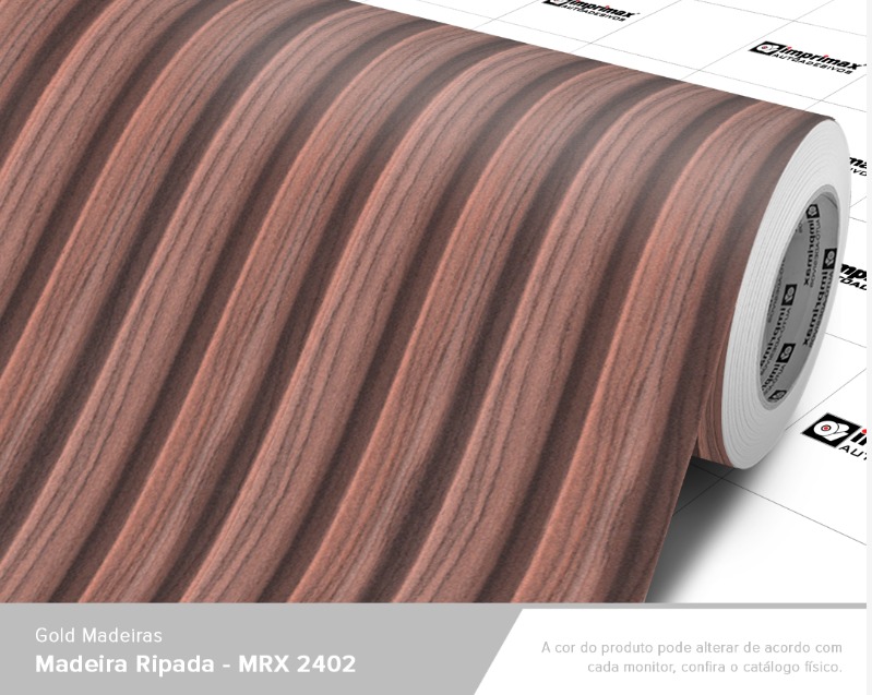 ADESIVO GOLD MADEIRA RIPADA MRX 2402 - 1,22 mts largura