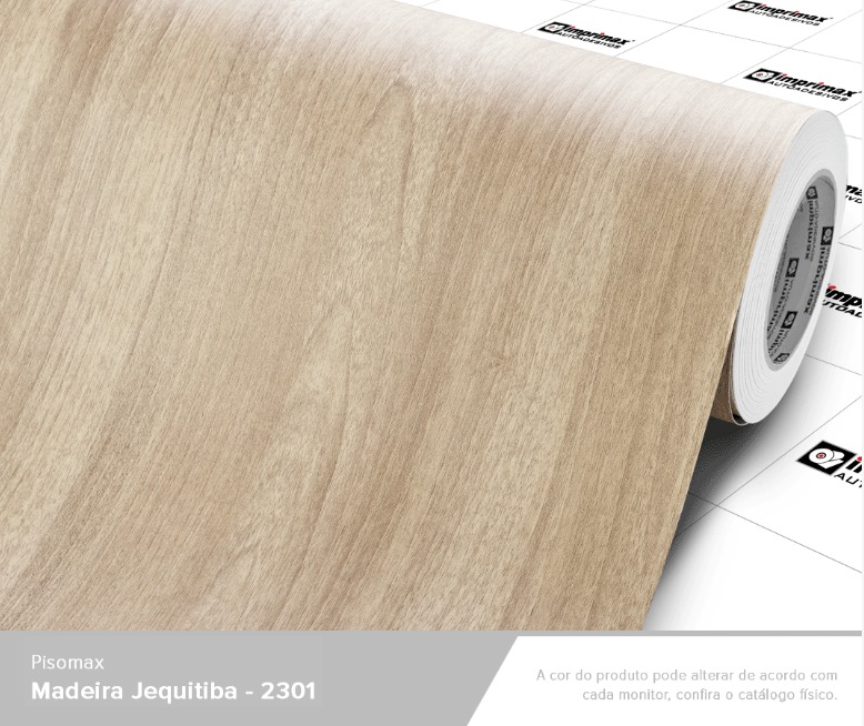ADESIVO PISOMAX MADEIRA JEQUITIBA MJ 2301 - 1,22 mts largura