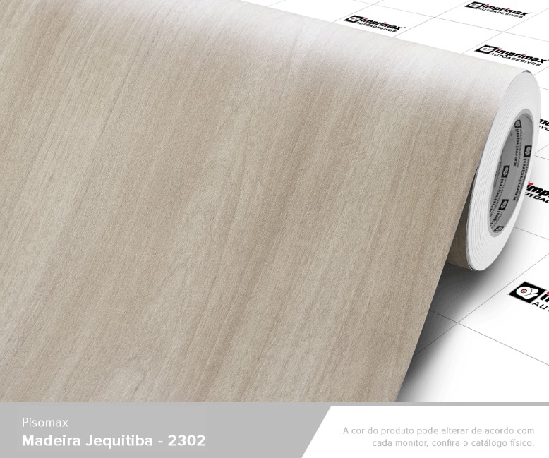ADESIVO PISOMAX MADEIRA JEQUITIBA MJ 2302 - 1,22 mts largura